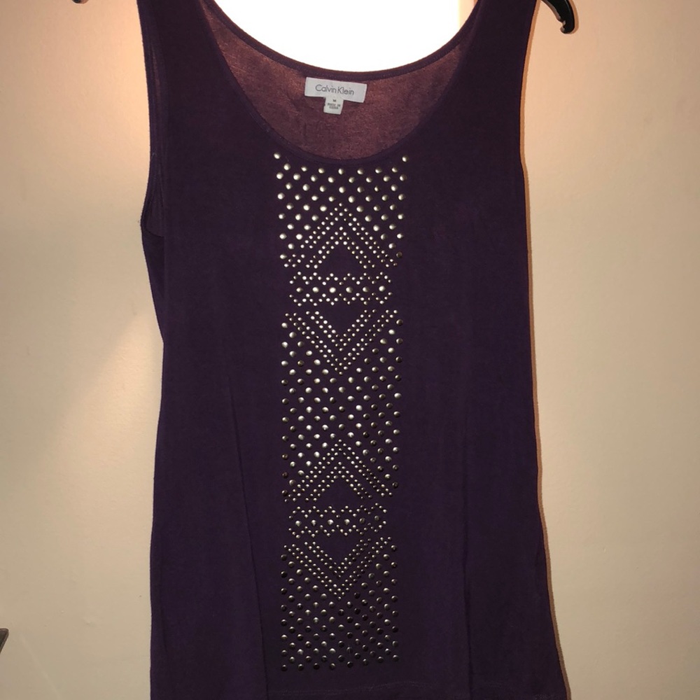 Calvin Klein Gold&Purple Tank